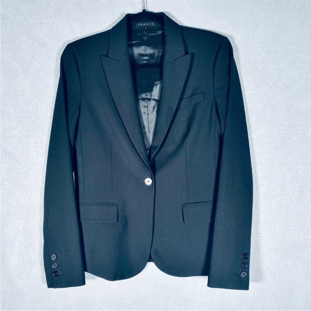 Theory Black Women's Blazer